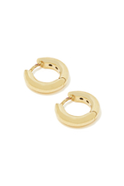 Chunky Hoop Earrings, 18k Yellow Gold